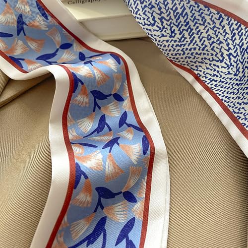 4 Packs Purse Scarf For Handbags Silk Head Handle Ribbon Scarfs For Hair Fashion Skinny Scarves For Women Gift3