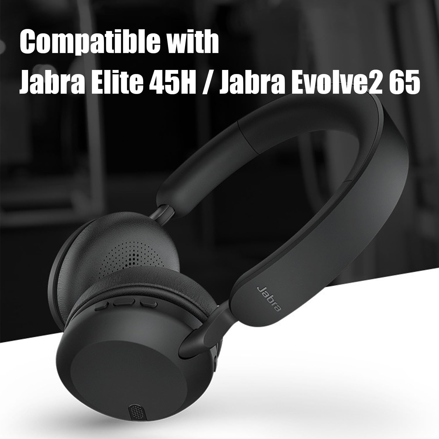 INF Cuscinetti auricolari per cuffie Jabra Elite 45H / Jabra Evolve2 65 Cuscinetti di ricambio 1 paio