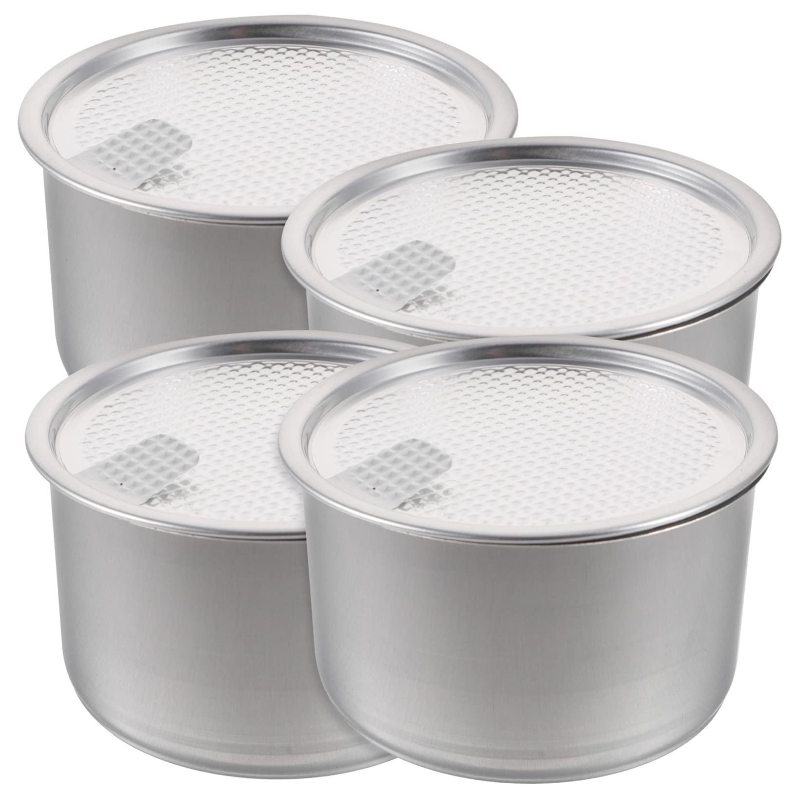 Happyyami Large Aluminum Cans for Dog Food Storage Self Sealing Tin Food Storage Holiday Decor