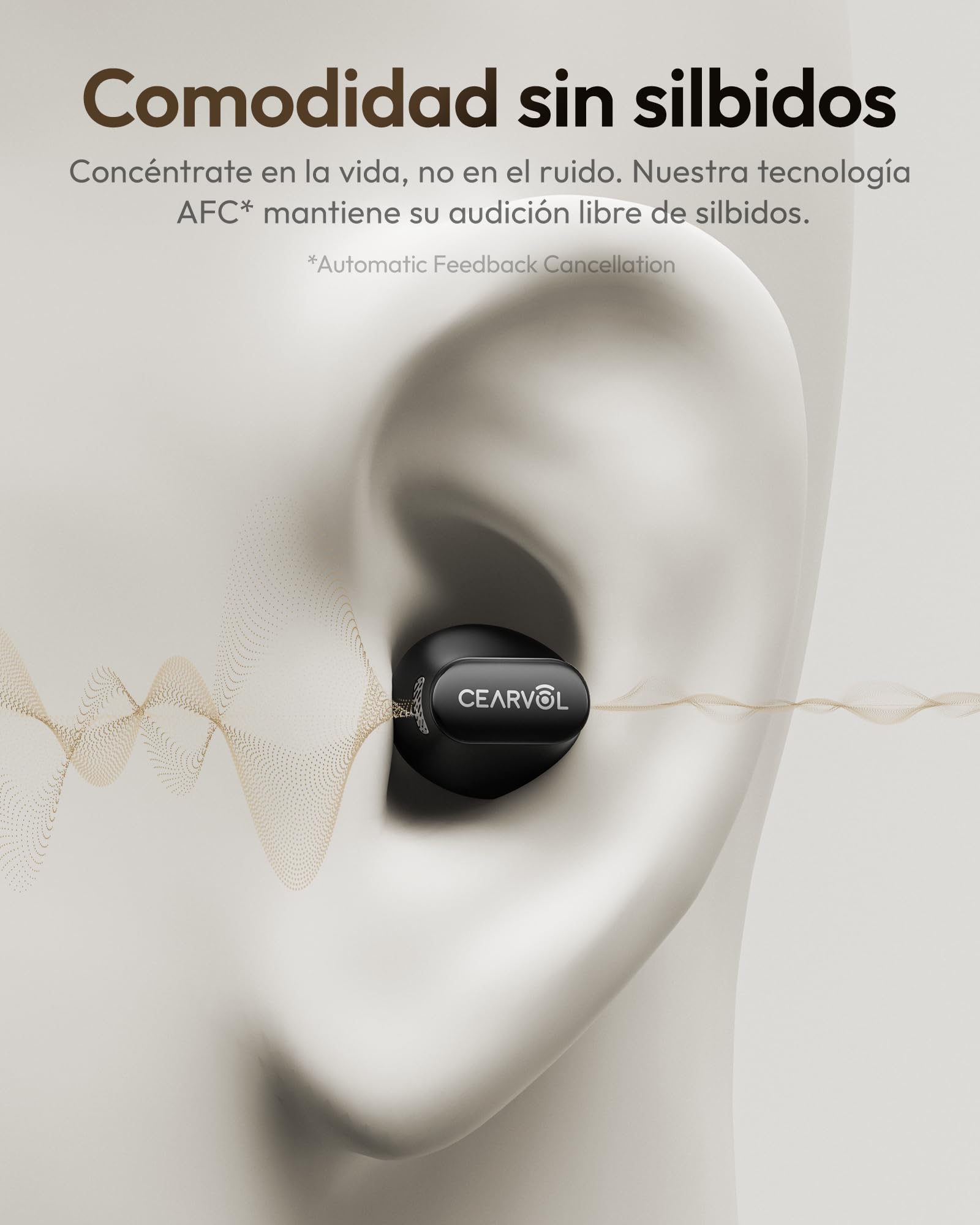 Wave Lite Amplificador de Sonido con Bluetooth, Control por App, Entrada AUX y Recargable, Blanco Estelar