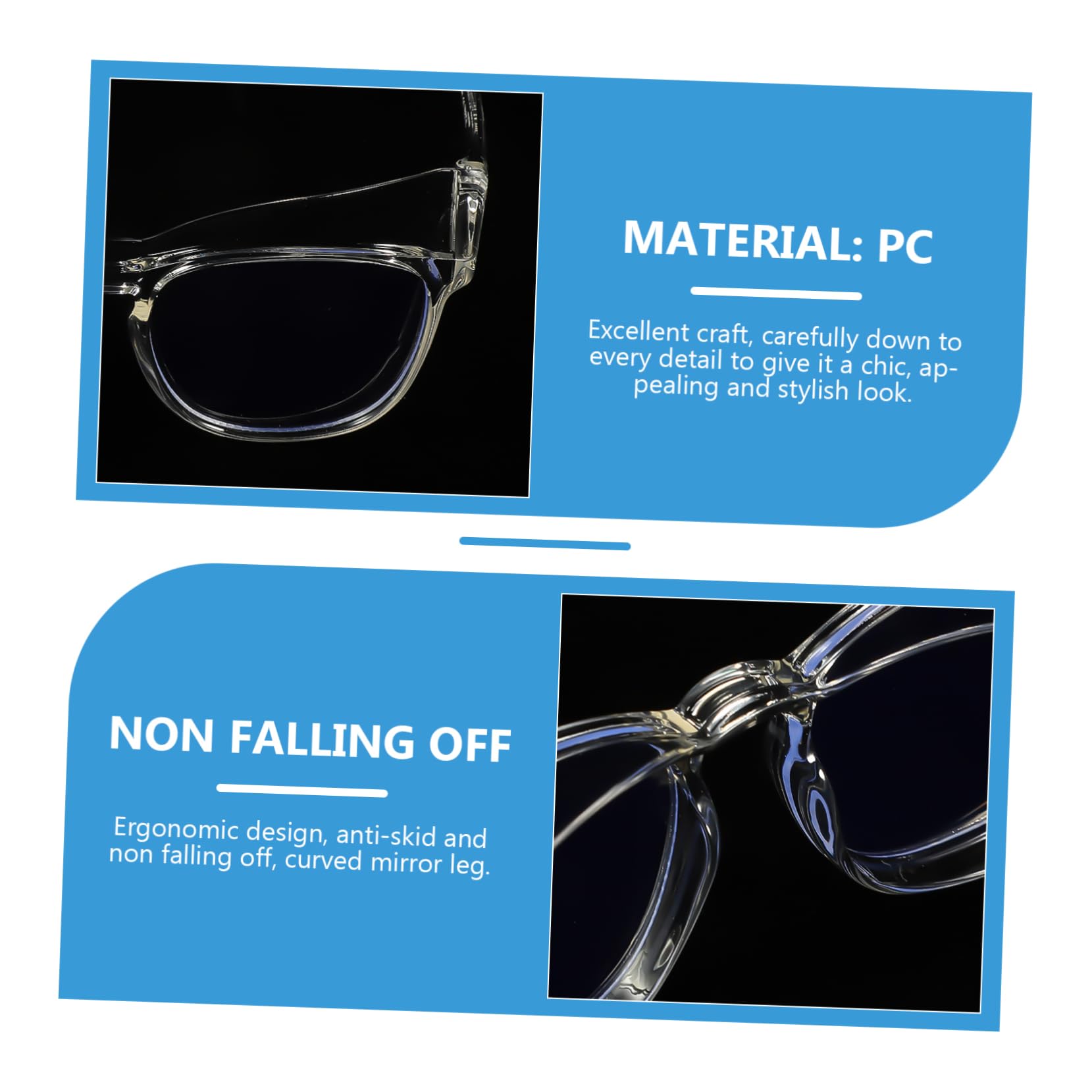 BESPORTBLE 4 Paare Anti-Fog-Brille Gläser Sicherheits-Sonnenbrille Outdoor-Brille beiliegende Motorradbrille grau Schutzbrille Fahrradversorgung winddicht Fahrradbrille Augenschutz Arbeit Stk