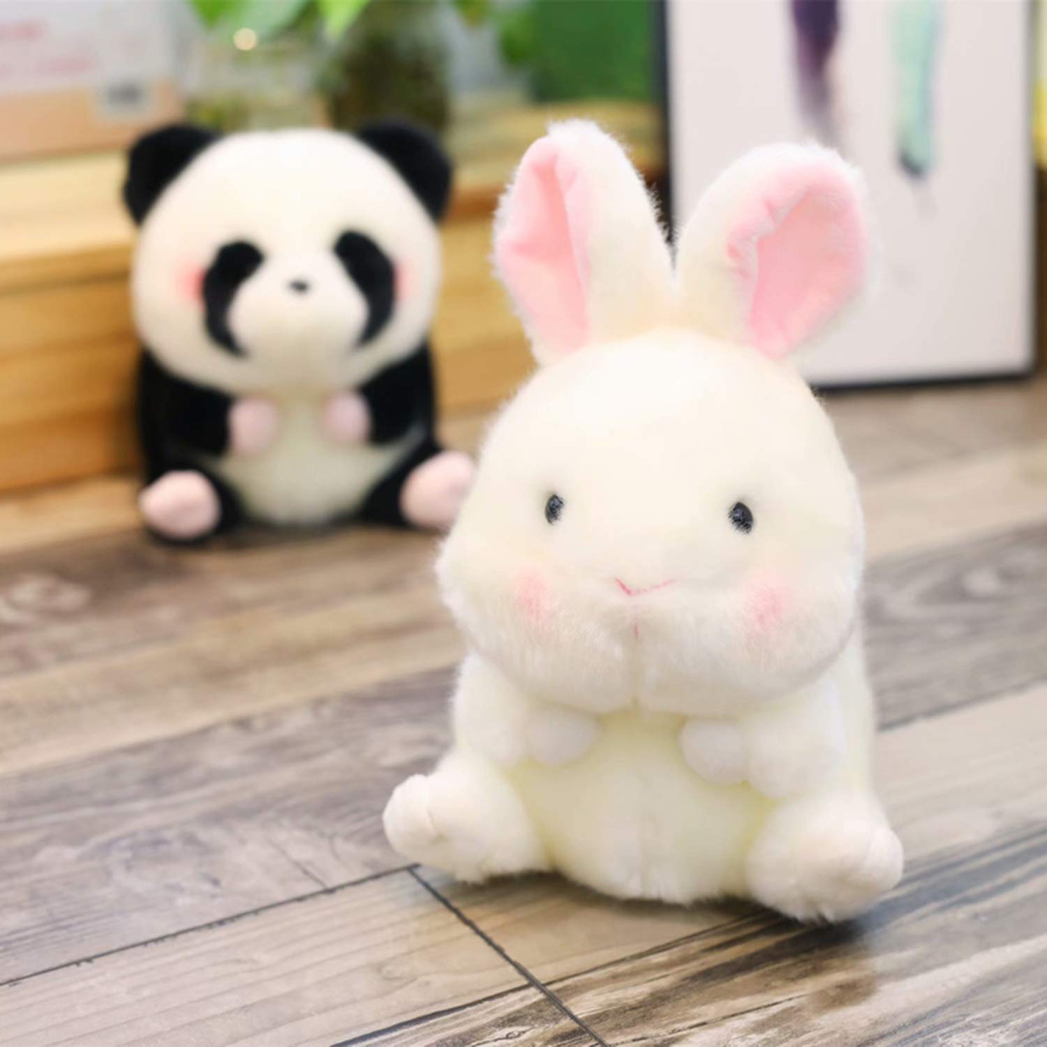 Amazon.co.jp: ぬいぐるみ 動物 アニマル かわいい ふわふわ 高さ18cm
