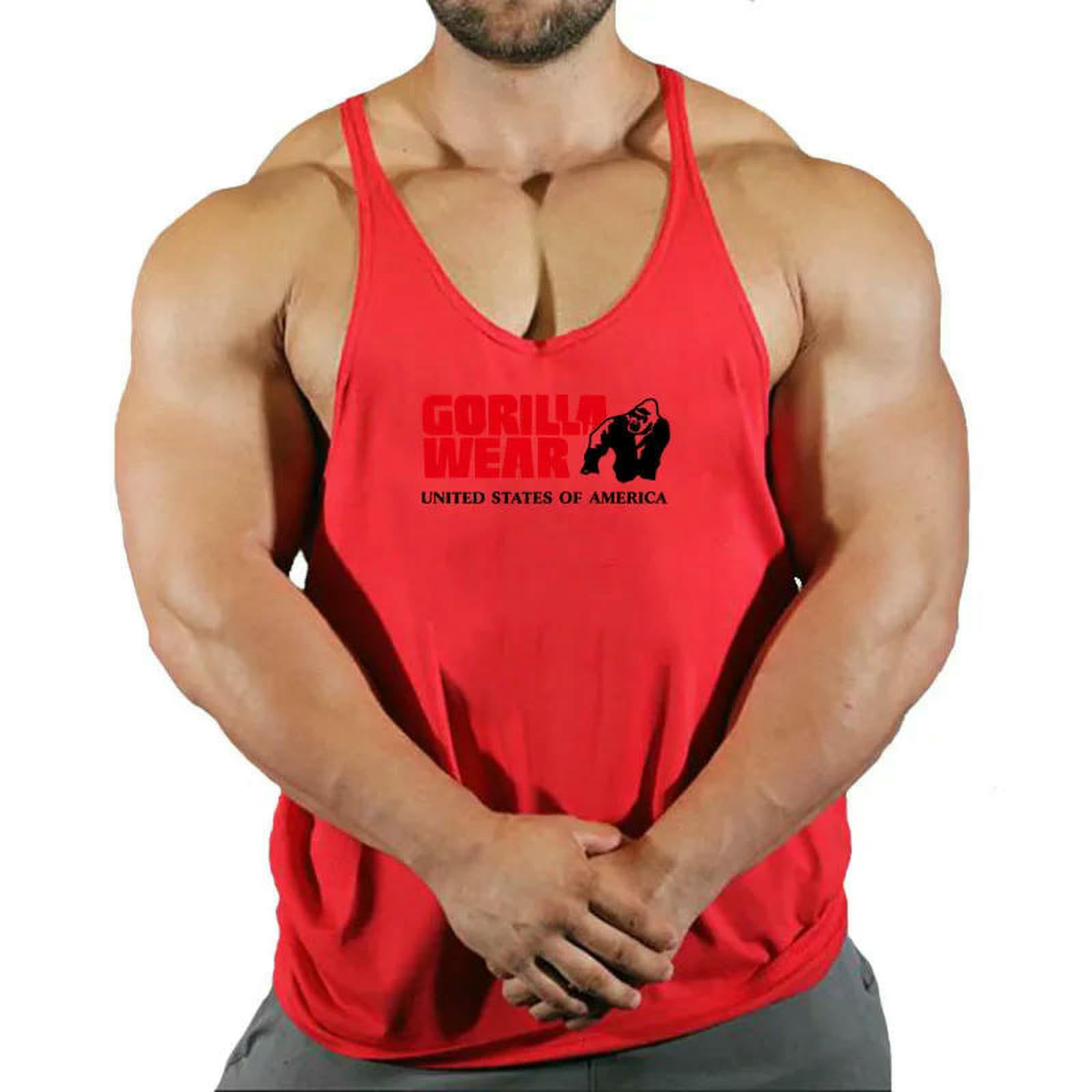 Fitness Kamizelka męska Gym Tank Top Odzież Lato Szybkoschnące American Basketball Sports Sleeveless T-shirty Fitness-Yellow White-M