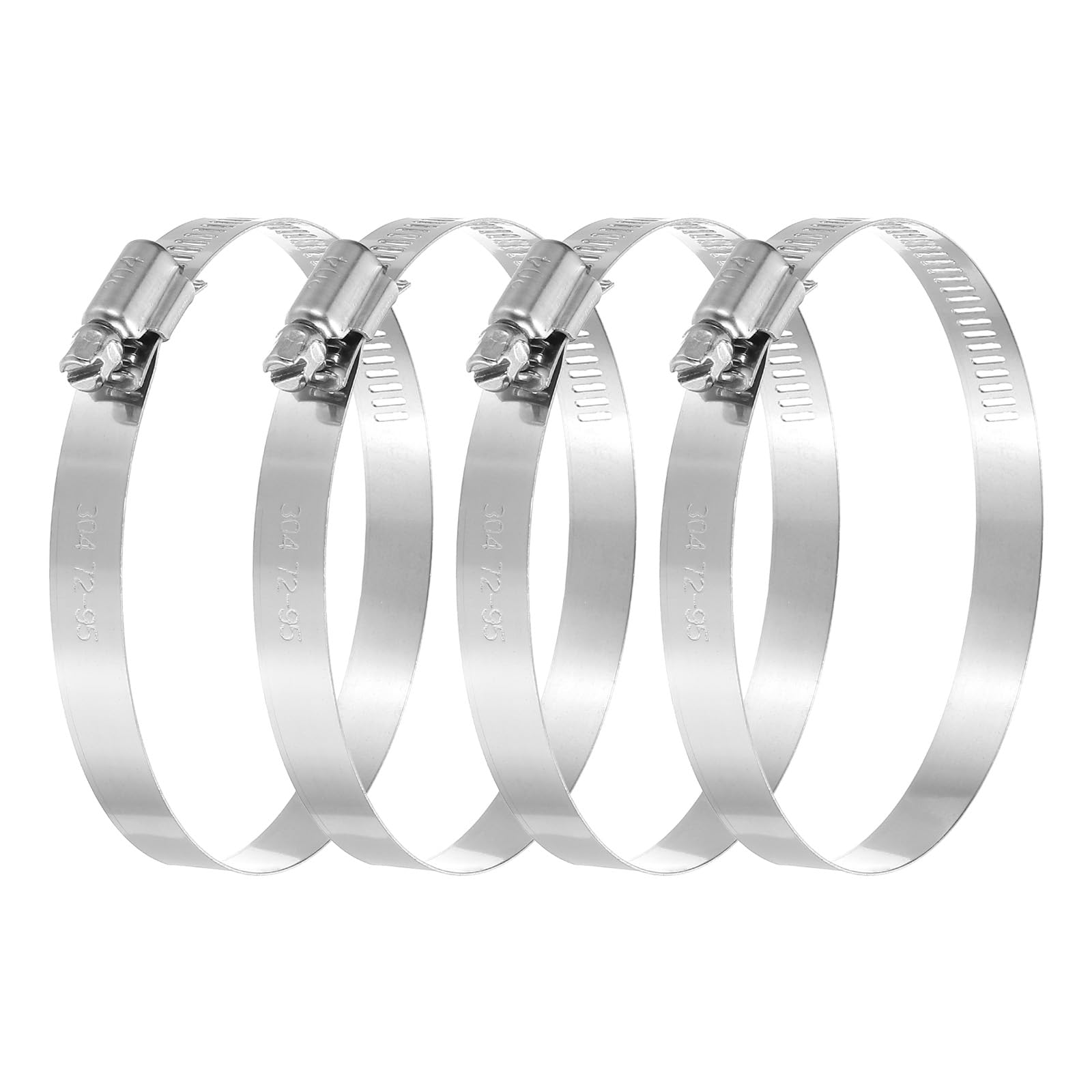 PATIKIL 3 Inch Adjustable Pipe Hose Clamp