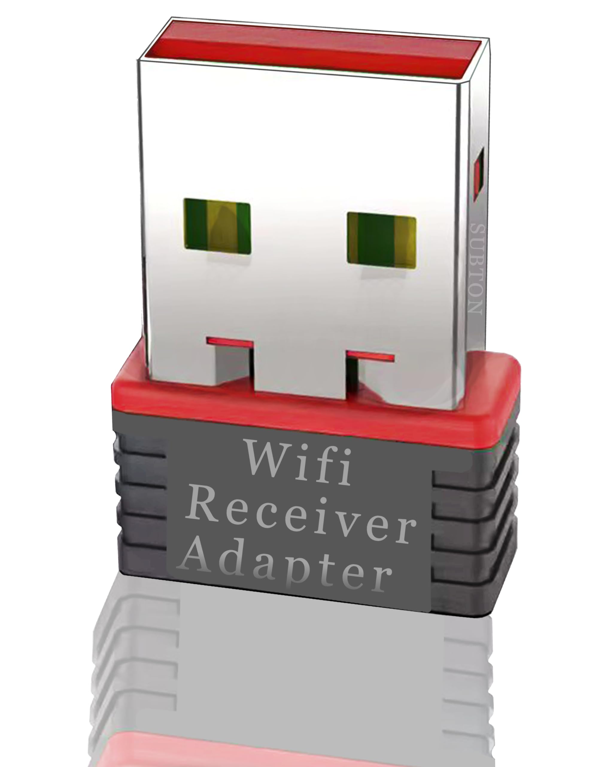 SUBTON BASICS USB WiFi Receiver Adapter for Laptop Desktop PCs| Compatible with All Windows MAC Linux Operating System-image-6