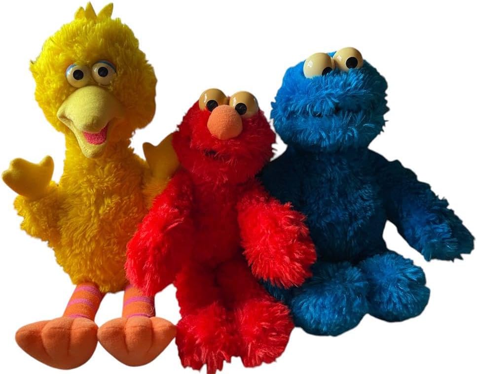 セサミストリート エルモ ビックバード クッキーモンスター セット売り