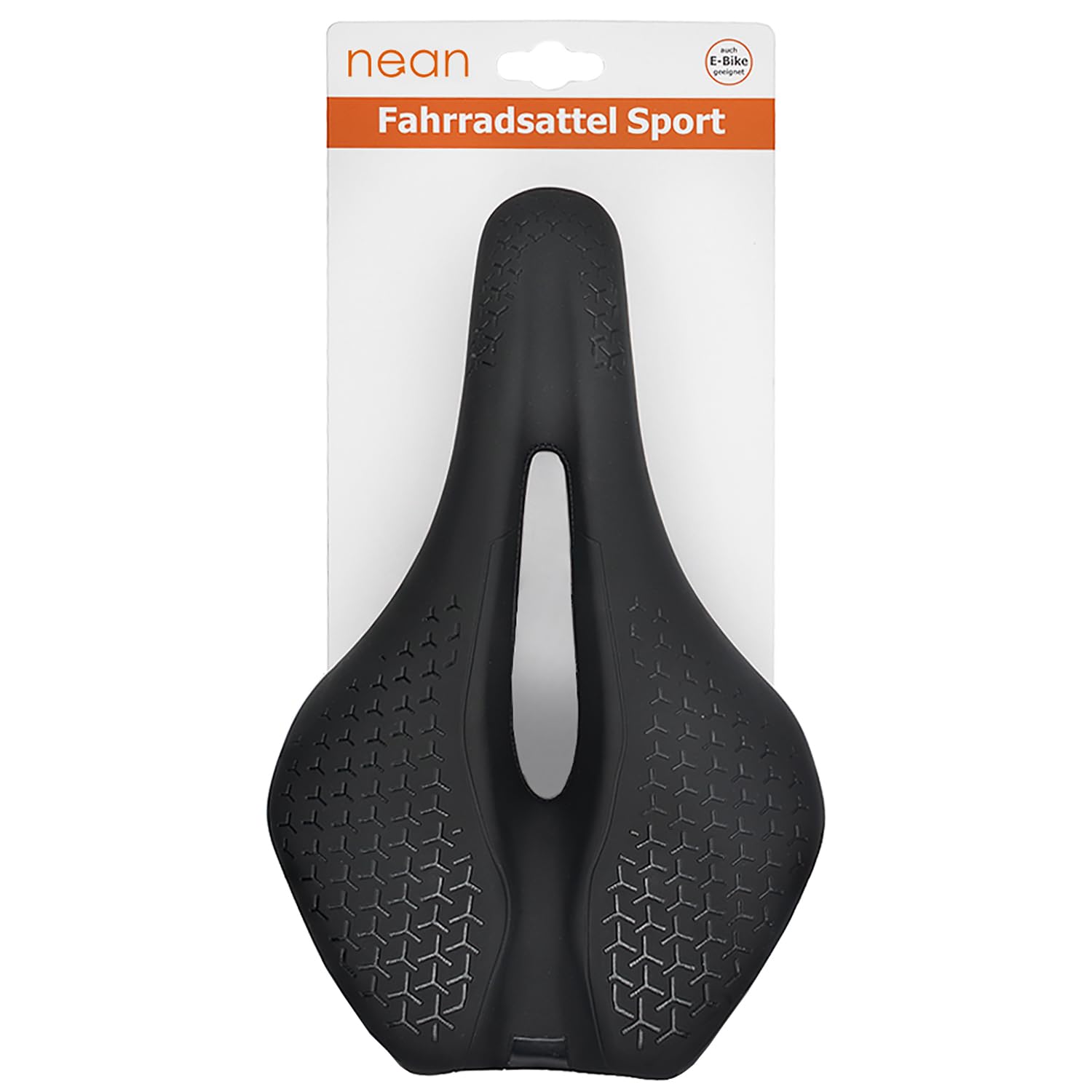 Nean ergonomiczne siodełko rowerowe Sport, amortyzowane, w zestawie z kołnierzem siodełkowym