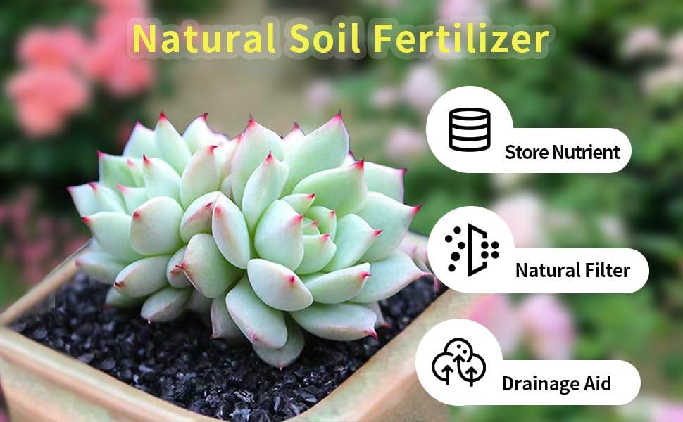Image of Horticultural Activated Charcoal 450g for Orchid, Succulent, Adenium, Terrarium Plant & Potting Mix | Natural Soil Filter+Long Burning Coal for Havan, Barbeque Cooking & Pooja Dhoop (Pack of 1)