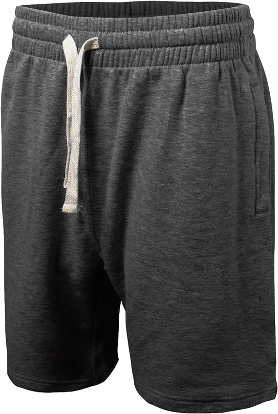PROGO USA Men’s Shorts – Classic Fleece Workout Shorts - Men Shorts Casual with Elastic Waist - Image 3
