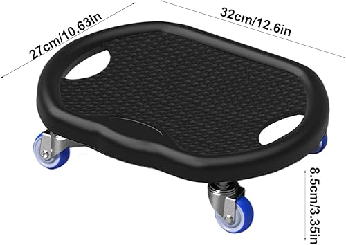 Miniatura 5 de Tabla de ruedas de ejercicio - Entrenador de entrenamiento básico en casa  Rueda silenciosa de rodillo abdominal  Rodilleras  Alfombrilla para