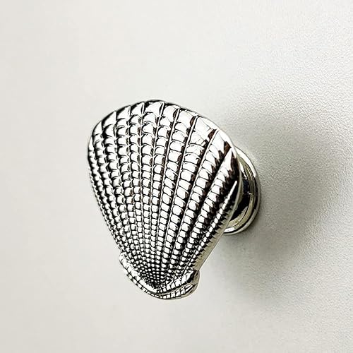 Miniatura 5 de brandname Laide Seashell - Tiradores de cajón de aleación de zinc para gabinete, aparador, armario, playa, océano, perillas temáticas para