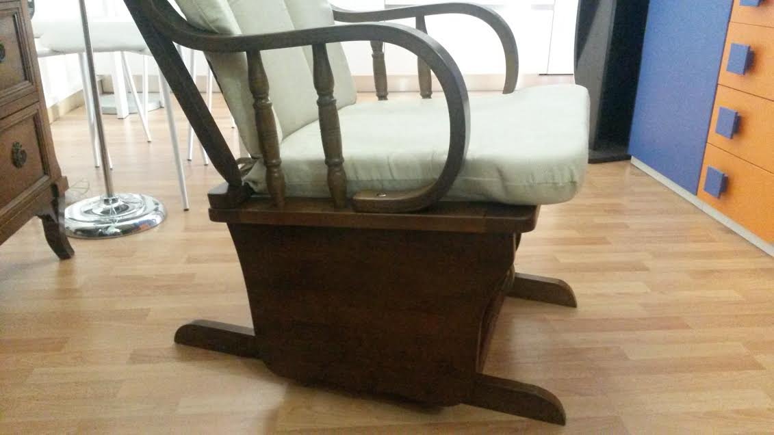 Douglas Dondolo, Legno, Beige, Singolo, 68x50x107 cm