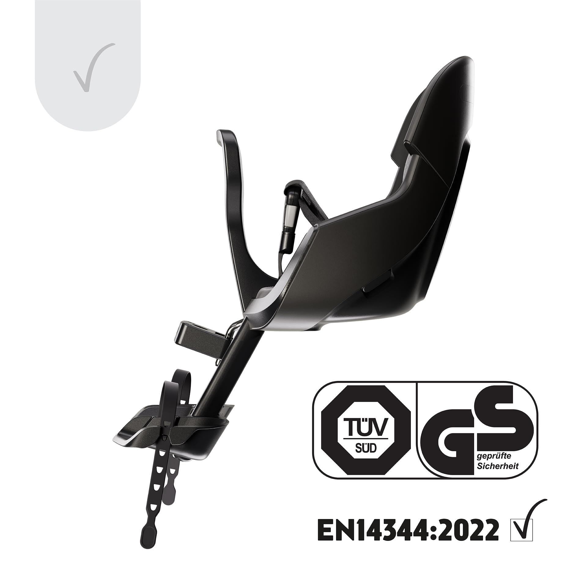 Bobike Evolve Mini - Seggiolino Anteriore Bici Per Bambini 9-36 Mesi, Doppia Sicurezza - Foto 10