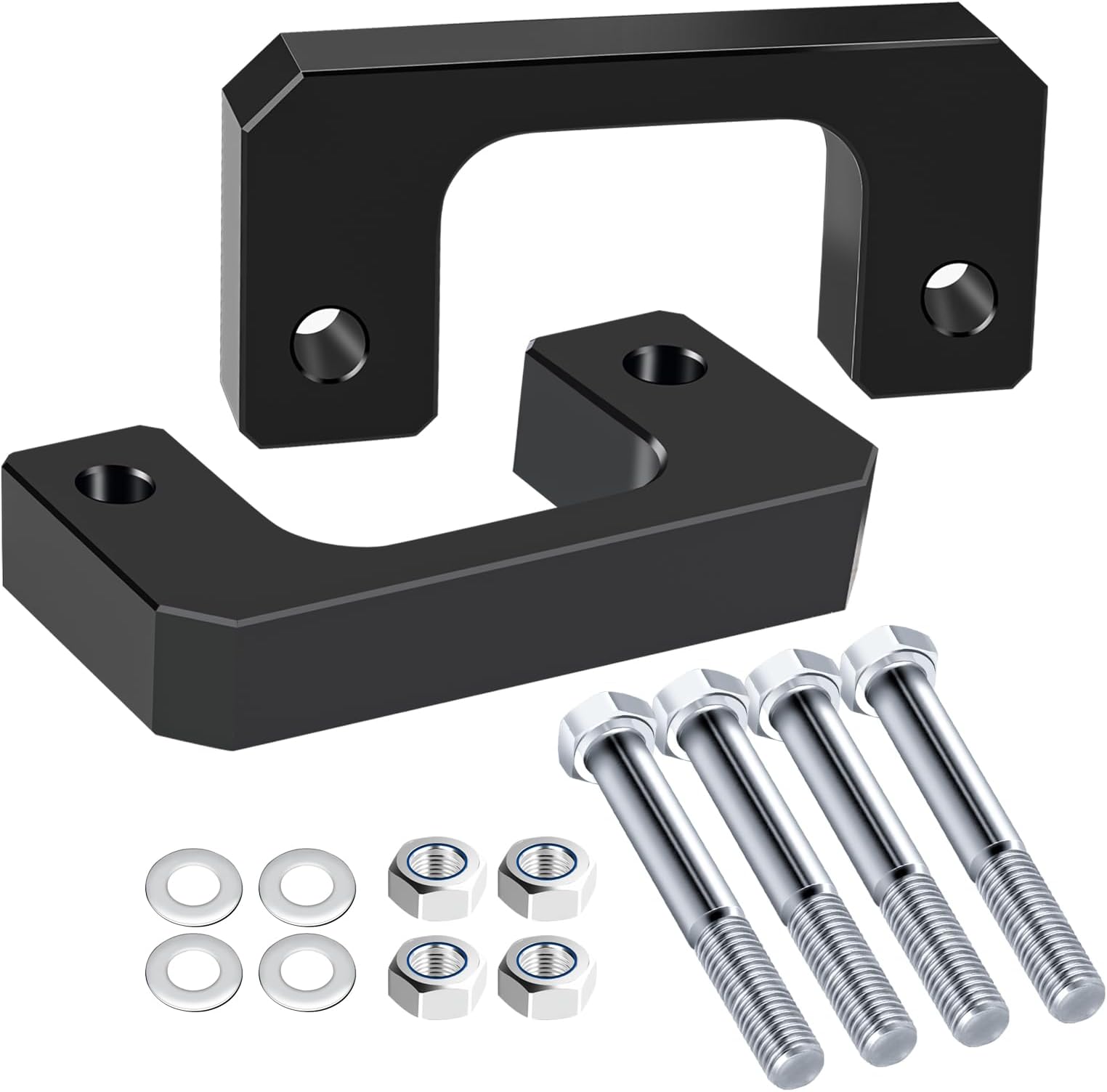 2" Front Leveling Lift Kit Compatible with Chevy Silverado 1500 Avalanche Suburban Tahoe Compatible with GMC Sierra Yukon XL1500 Front Lift Spacers 2 Pack