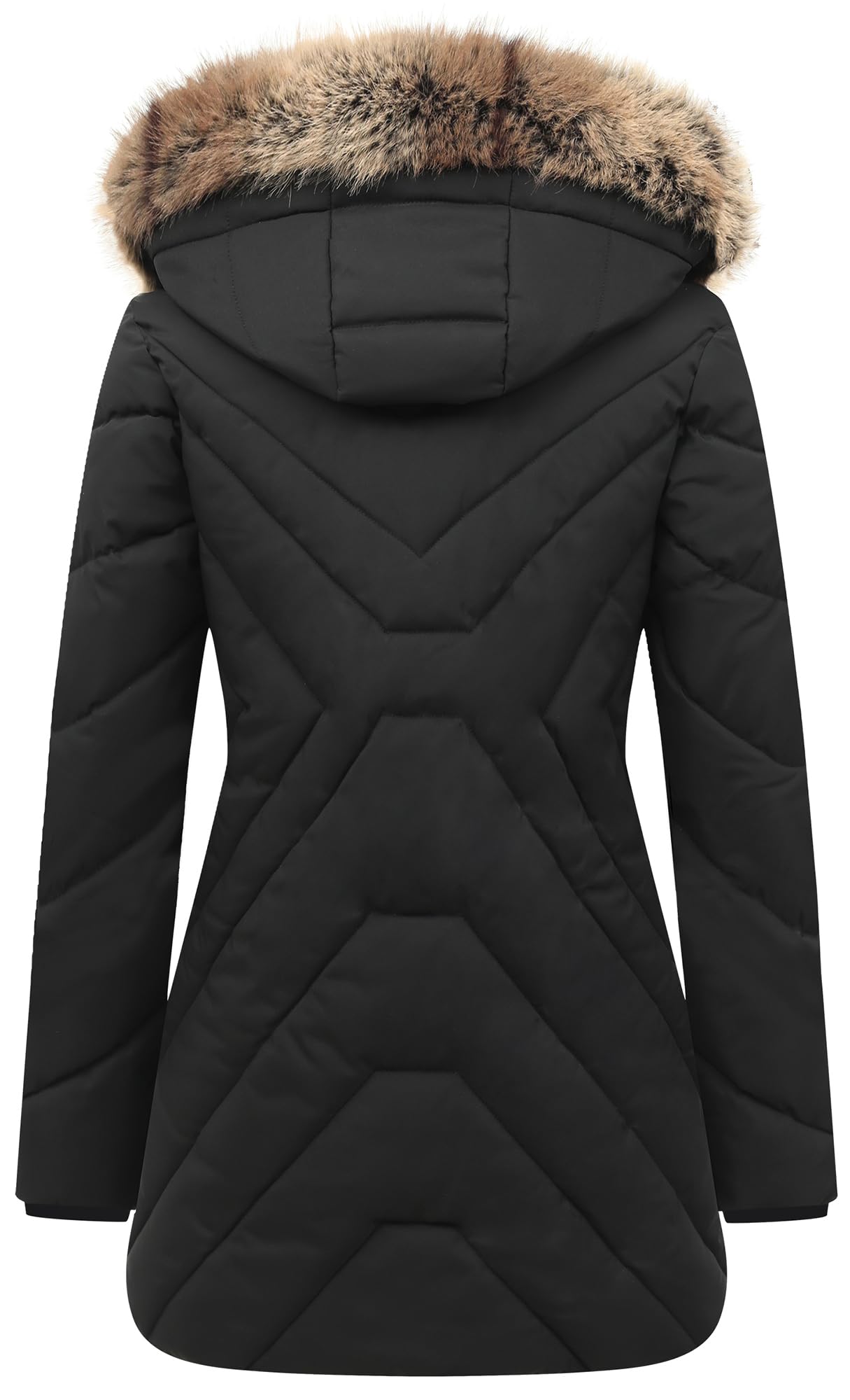 Women's Winter Coat Long Puffer Jacket - Waterproof Warm Thickened Snow Coat for Women