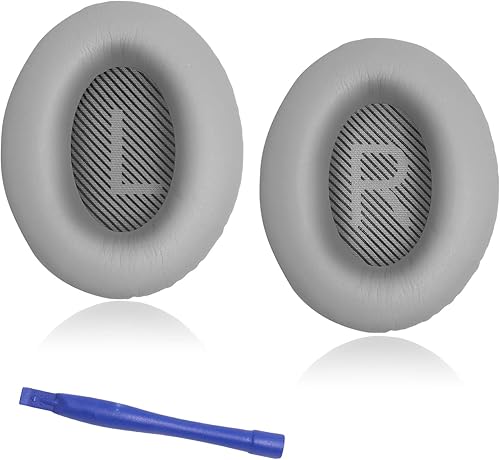 Almohadillas de repuesto profesionales para Bose QuietComfort 35 (QC35) y QuietComfort 35ii (QC35iii), almohadillas de auriculares premium con cuero