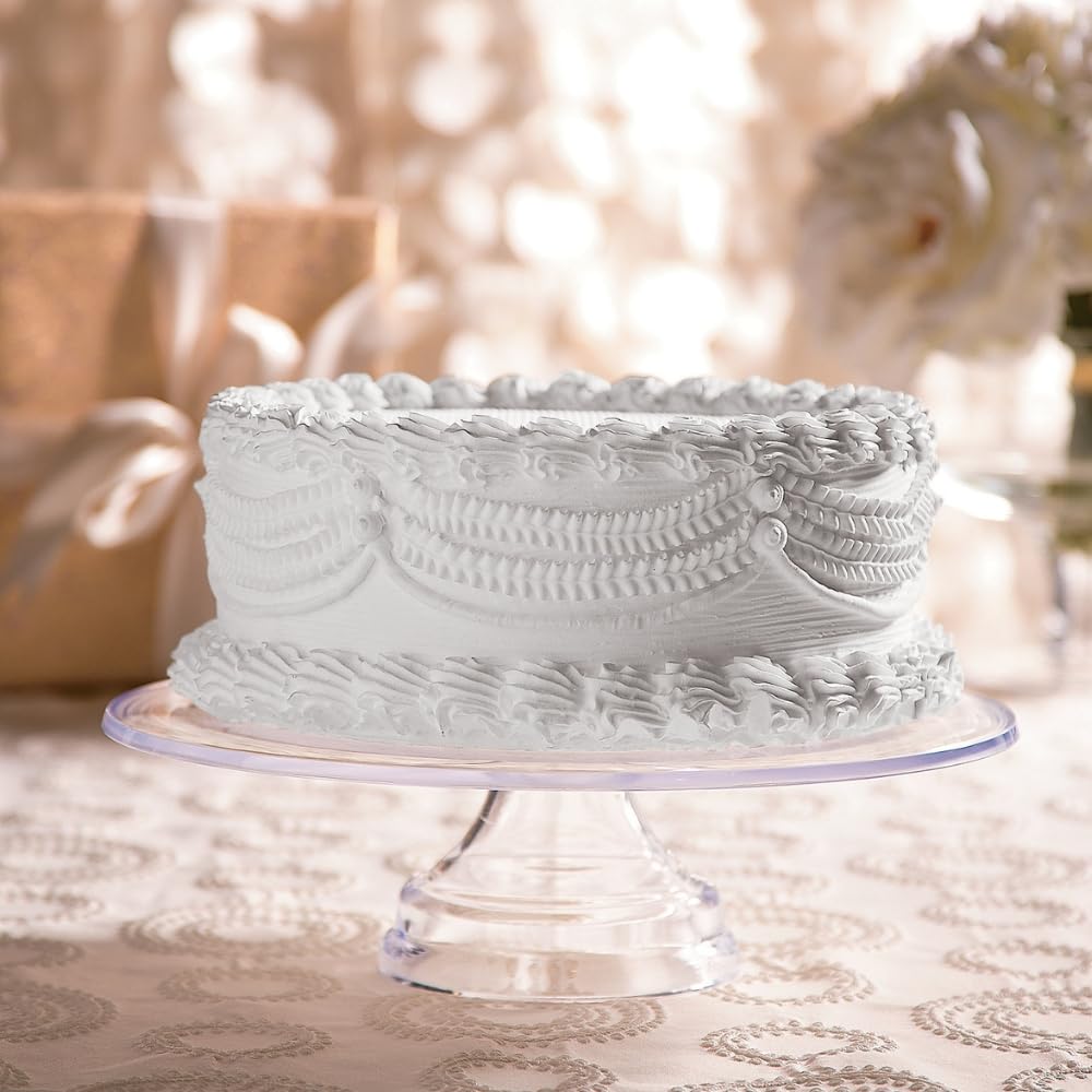 Footed Cake Stand (Plastic) Wedding and Party Supplies