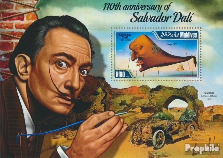 Prophila Collection – 5 Verschiedene Gemälde-Blöcke, Briefmarken Für Sammler