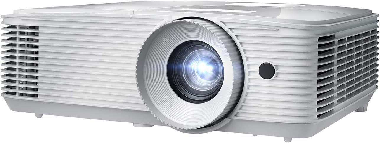 EH412 1080P HDR DLP Professional Projector | Super Bright 4500 Lumens | Business Presentations, Classrooms, and Meeting Rooms | 15000 Hour Lamp Life | 4K HDR Input | Speaker Built in, White