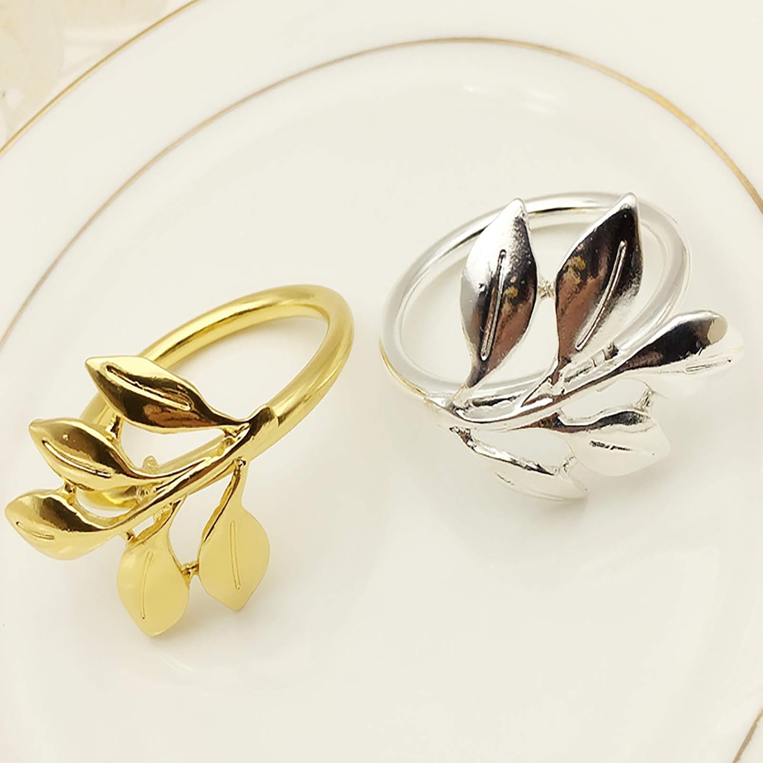 Flash Deals - 40% OFF YOUJIA Maple Leaf Napkin Rings Set of 12, Fall Napkin Holder Ring Used for The Christmas, Wedding and Fall Party Adornment Everyday Use(Gold) Crazy Deals YOUJIA Maple Leaf Napkin Rings Set of 12, Fall Napkin Holder Ring Used for The Christmas, Wedding and Fall Party Adornment Everyday Use(Gold)