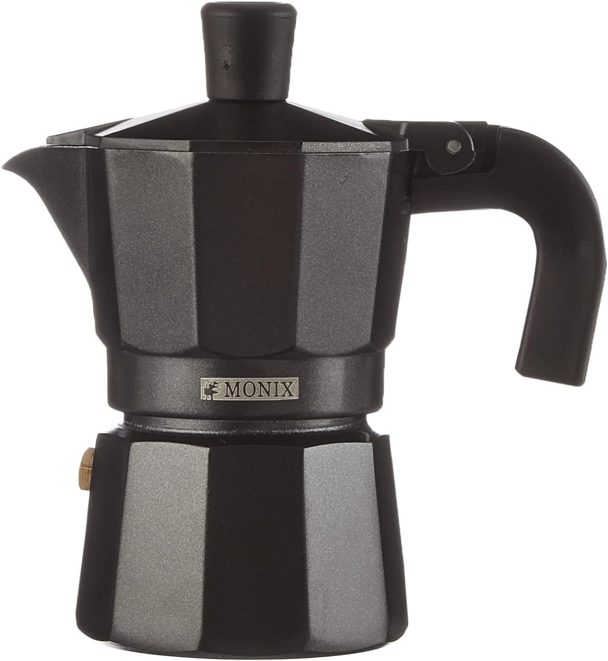 Caffettiera Monix Vitro Da 12 Tazze - Nero | Design Ergonomico | Per Tutti I Tipi Di Cucina