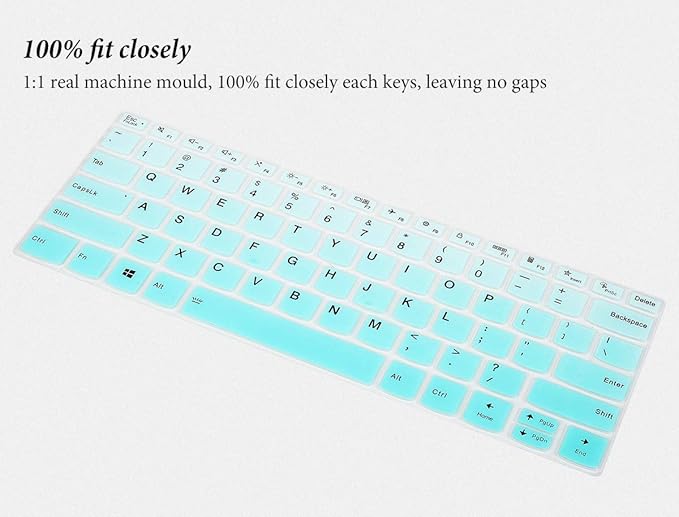 Funda para teclado de silicona para Lenovo Flex 5 14" miniatura 3