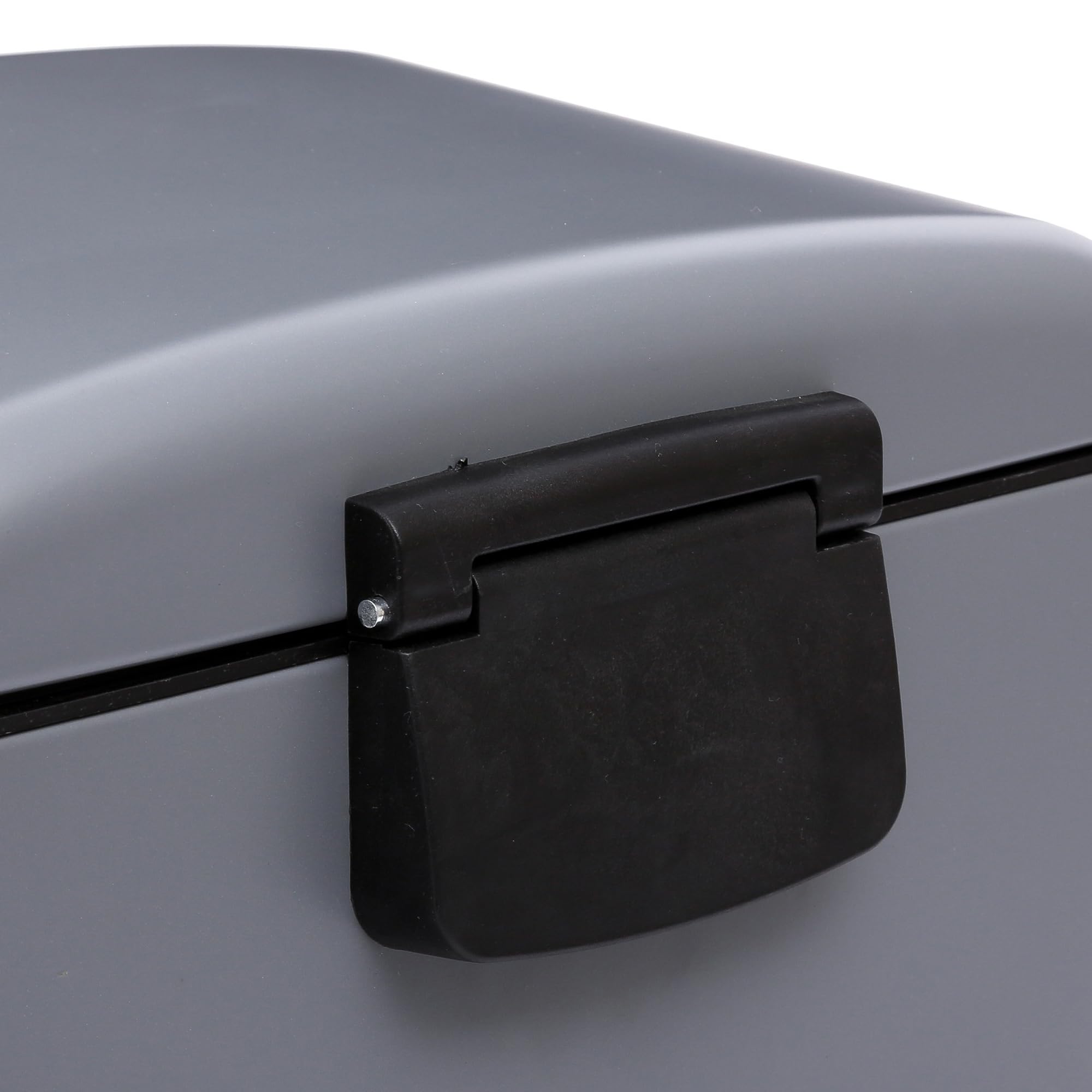 WELL HOME - Papelera/cubo de basura/contenedor de residuos con pedal Antracita 30L