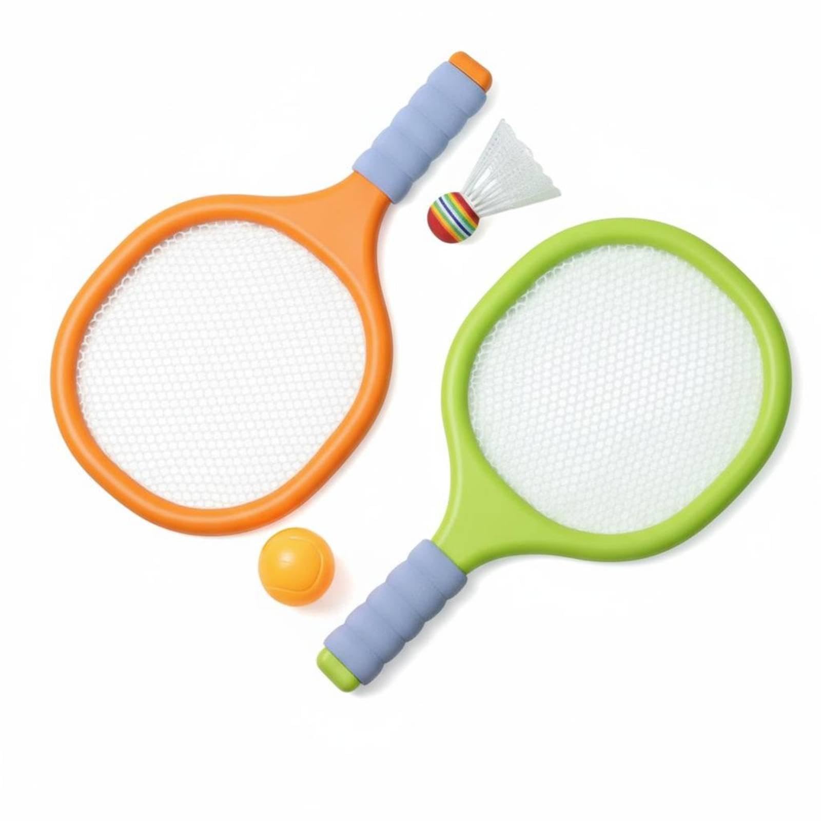 Kids Badminton Racket Set Indoor Outdoor Use Children's Badminton Set Parent-Child Interaction Beginner Racket Toy Combo for Young Children, Backyard | Badminton | Tennis & Racquet Sports-image-26