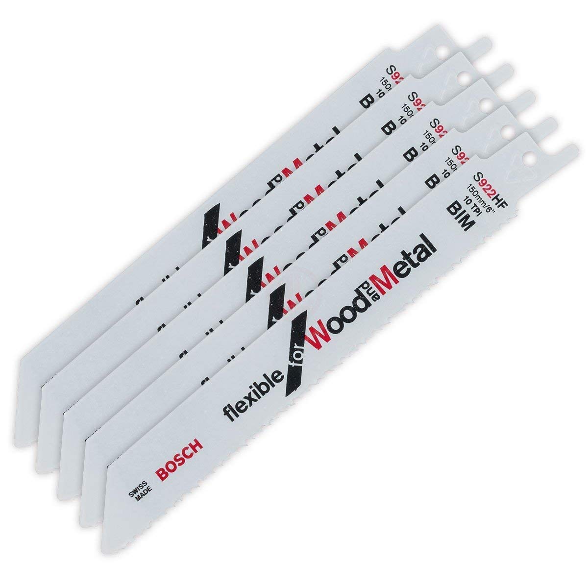 S 922 Hf Flex Legno Metallo, 5 Pz. Accessorio Bosch-image