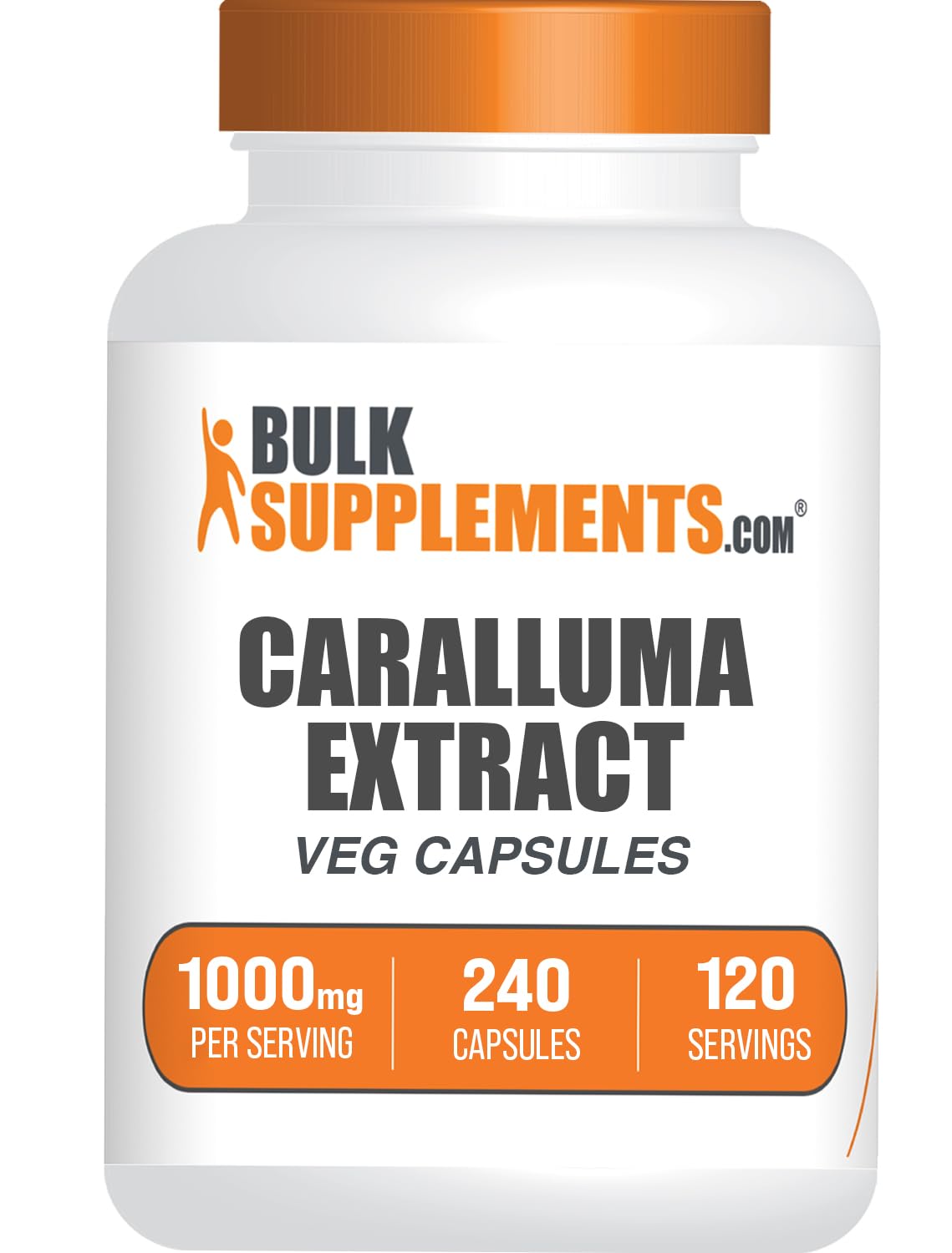 BulkSupplements.com Caralluma Extract Capsules - 240 Capsules (Pack of 1)