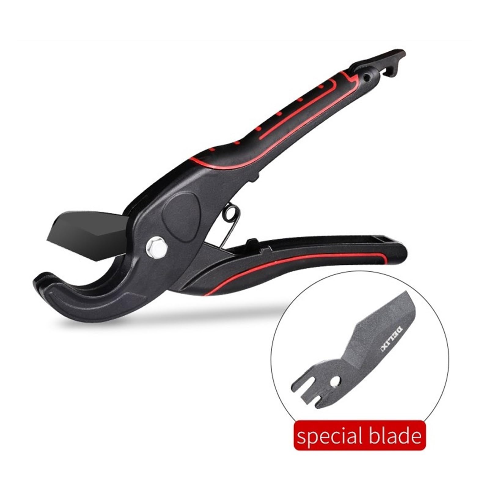 Herramientas Manuales, Cortador De Tubos, Tijeras For, Material SK5 Con Tratamiento, Trinquete, Manguera PVC/PU/PP/PE, Línea Eléctrica Alta Calidad De Corte(32mm add blade)
