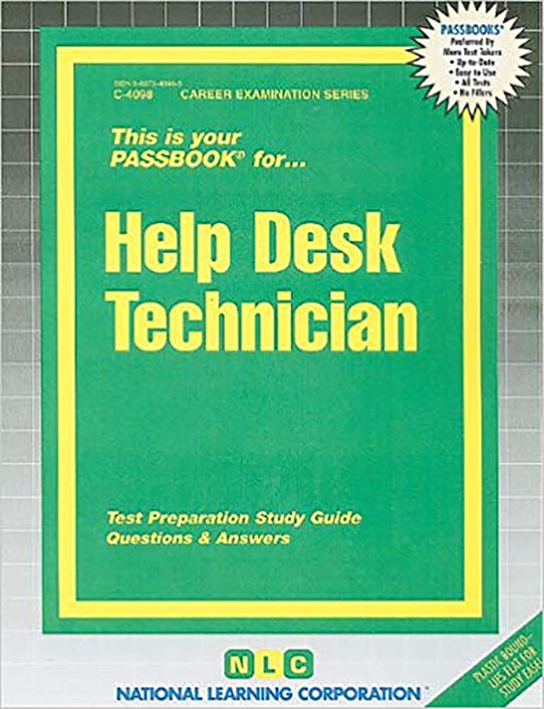 Help Desk Technician(Passbooks) (Career Examination Series