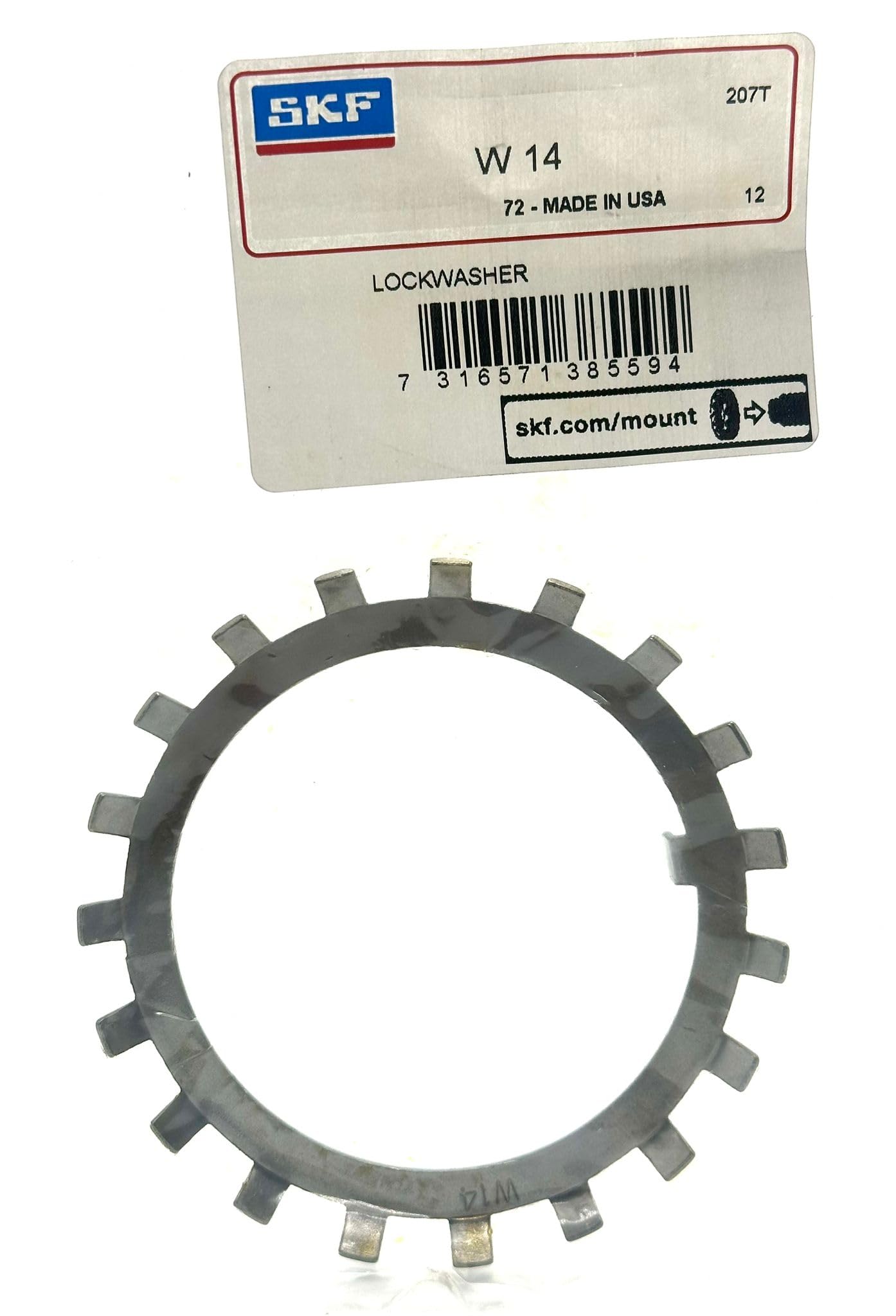 SKF W14 Lock Washer for Bearing 2.791X3.828X0.026