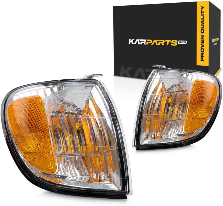 For Toyota Tundra 2000-2004 Signal Light Assembly Pair - Driver & Passenger Side DOT TO2530135 TO2531135 (Extended Cab Pickup; Regular Cab)