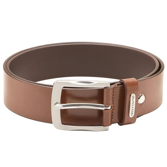 Buy Red Tape Men's Leather Belt Buckle 