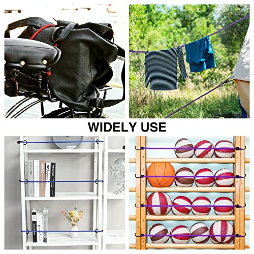 image for WORKPRO Bungee Cords Heavy Duty Outdoor - 22 PCS Bungee Cords with Hoo