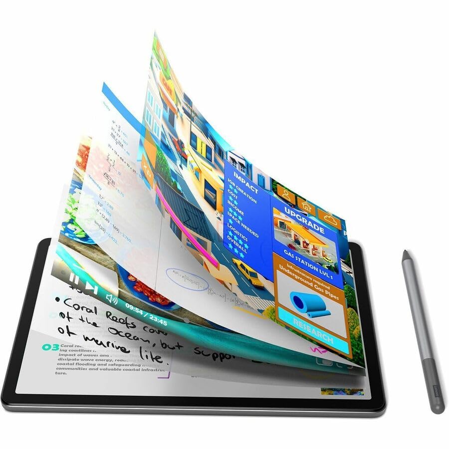 Image of Lenovo Tab M11 TB330FU Tablet - 11 inch WUXGA - MediaTek MT6769H Helio G88 (12 nm) Octa-core - 4 GB - 128 GB Storage - Android 13 - Luna Gray - Cortex A75 Dual-core (2 Core) 2 GHz + Cortex A55 Hexa- (6 Co
