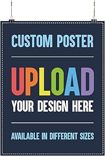 Full Color Posters Custom Copy Printing – Upload Your Own Design – Personalized Photo to Poster Printing, Wall Art Prints, Promotional and Campaign Ads for Business | Bright & Shiny Paper (12 x 12)