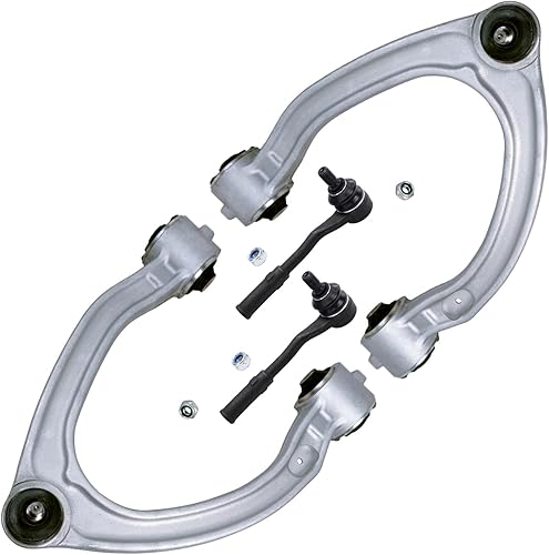 Miniatura 136 de Detroit Axle - Kit de suspensión frontal de 4 piezas para Chevrolet Aveo5 Aveo Pontiac G3 Wave Wave5 Suzuki Swift+, 2 brazos de control inferiores,