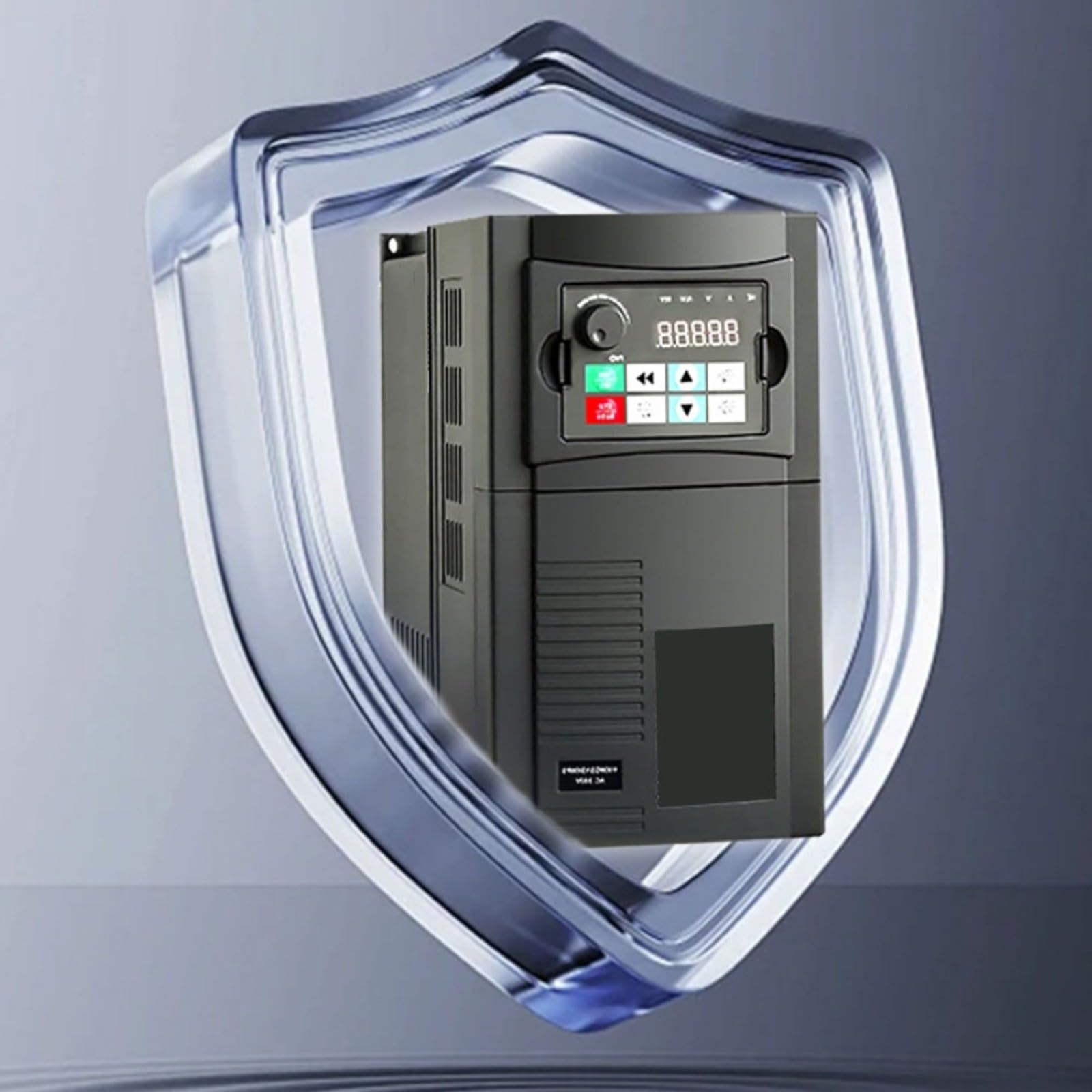 Inverter di frequenza 0,4 KW 220 V monofase ingresso 3 fasi uscita VFD con PLC e regolatore PID integrato per pompe, ventilatori, macchine CNC e nastri trasportatori, modello 320-0.4S1