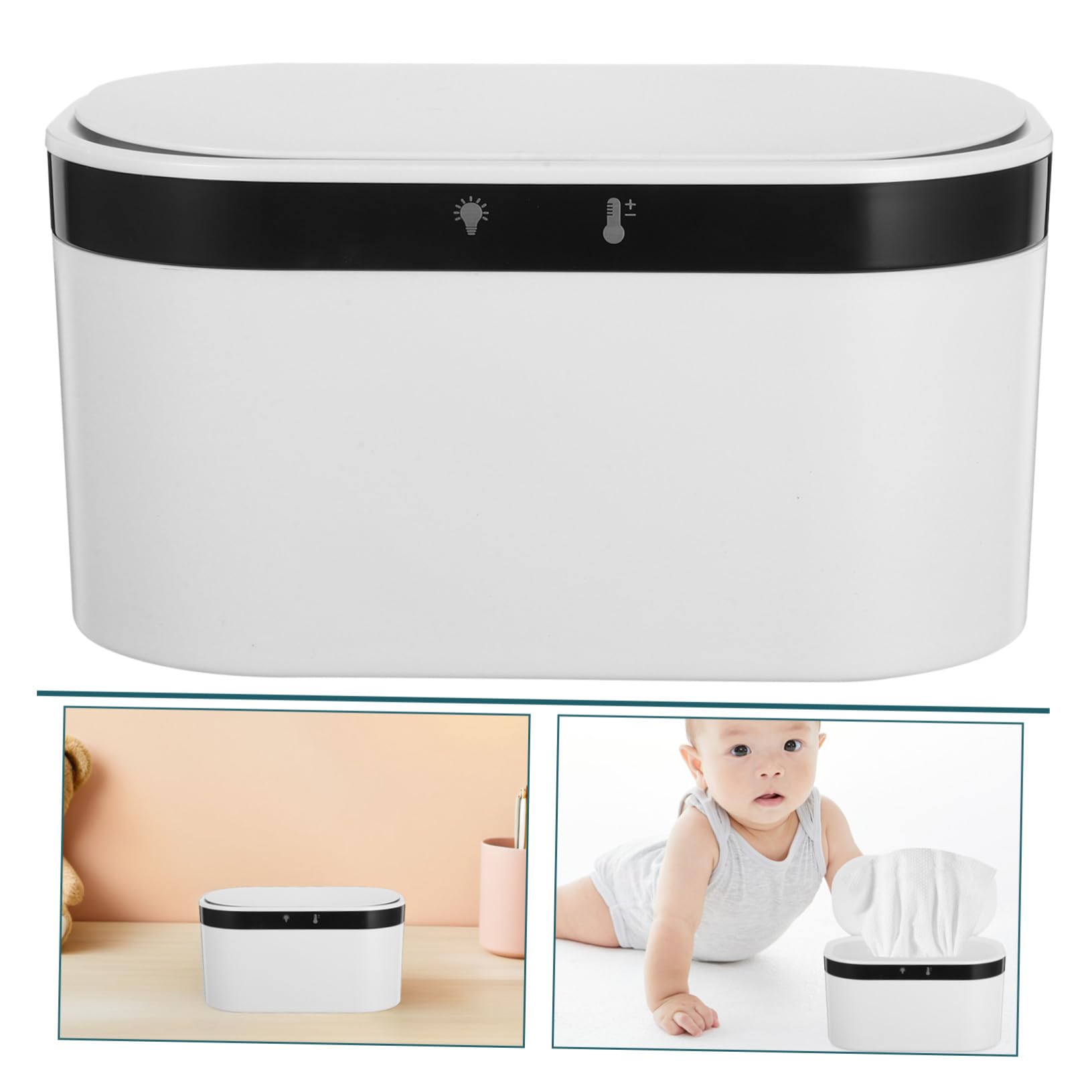 KOMBIUDA Calentador de toallitas para bebés calentadores de toallas spa calentador de toallitas para bebe de toallas para tratamientos faciales caucho