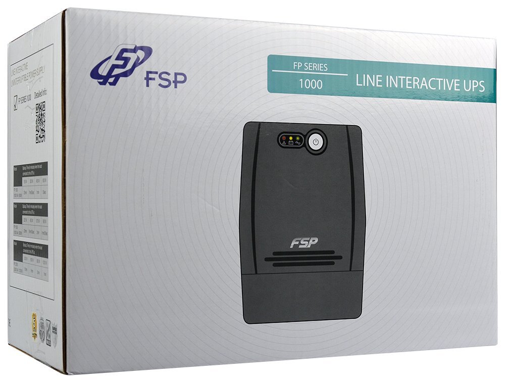 FSP/Fortron FP 1000 gruppo di continuità (UPS) A linea interattiva 1000 VA 600 W 4 presa(e) AC