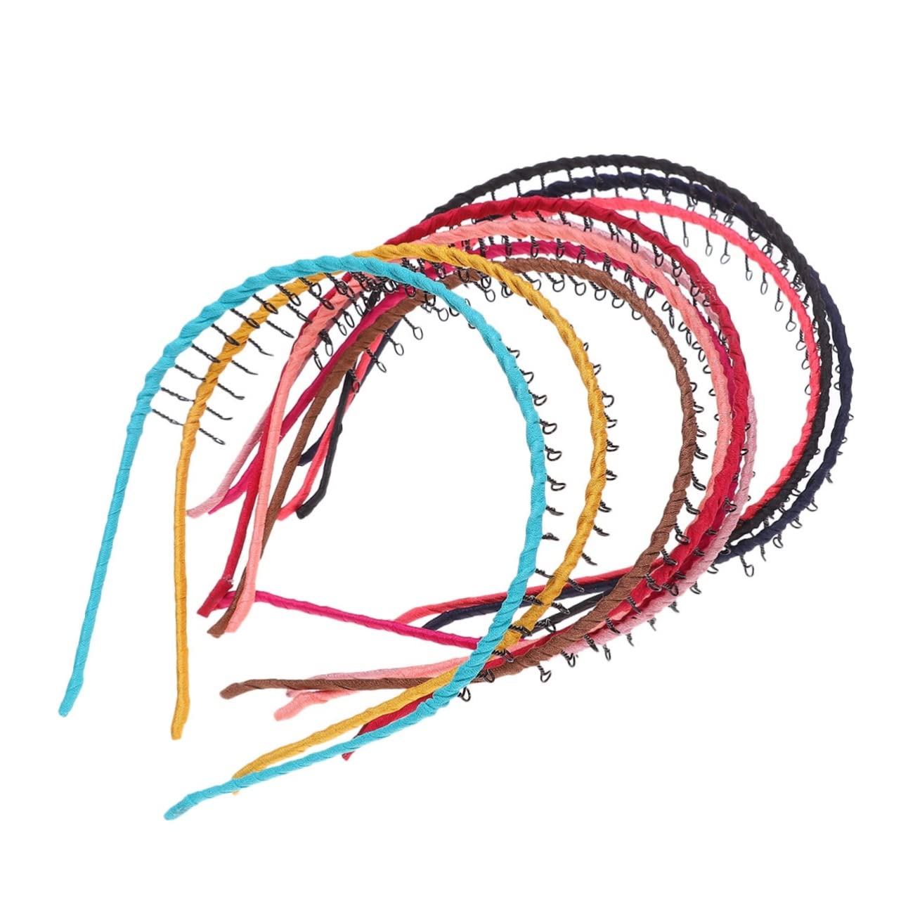 minkissy 20stücke Teiliges Handgemachte Stirnbänder Mit Draht Kreative Haaraccessoires Für Damen Bunte Kopfband Für Besondere Anlässe Und Partys