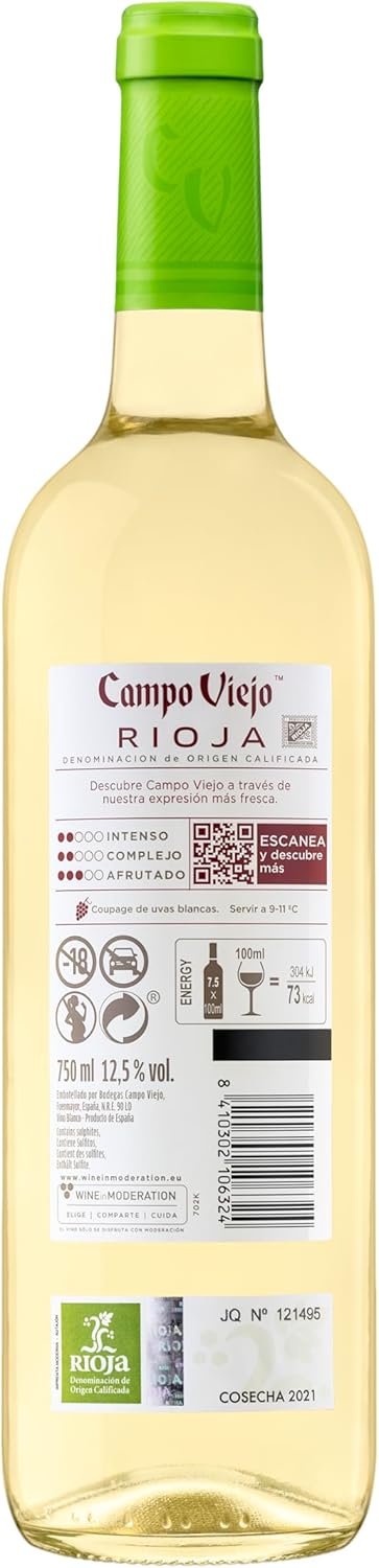 Campo Viejo Blanco Fresco D.O.CA Rioja Vino - 750ml