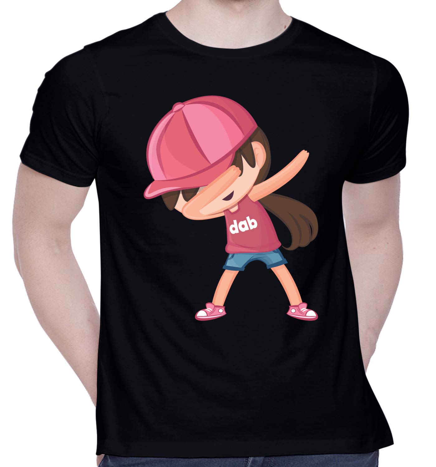 CreativiTGraphic Printed T-Shirt for Unisex Dance Tshirt | Casual Half Sleeve Round Neck T-Shirt | 100% Cotton | D00783-4