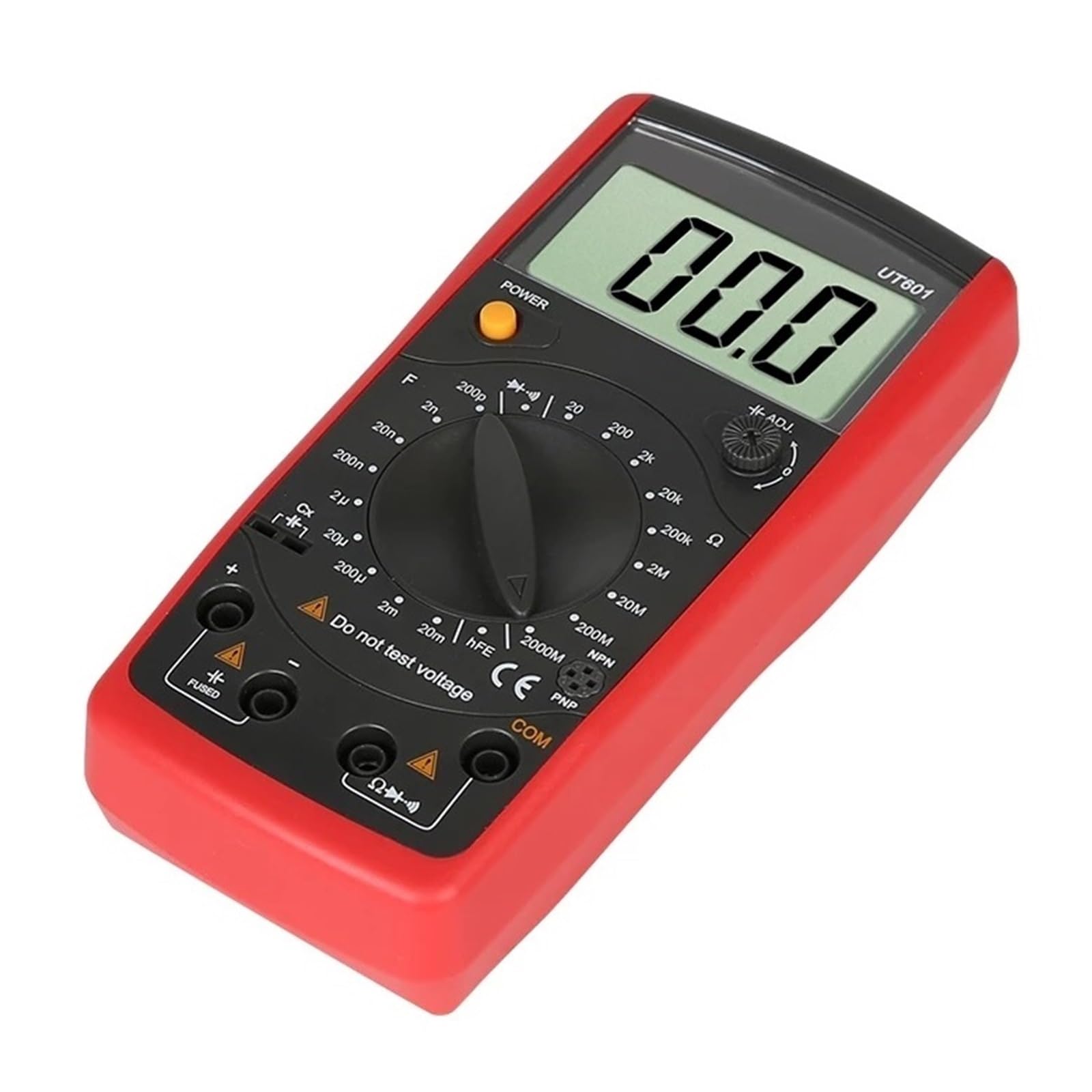 Tester Rezystancji Pojemności Indukcyjności Ręczny Przenośny Omomierz LCR Test Diody/tranzystora LCD(UT601)
