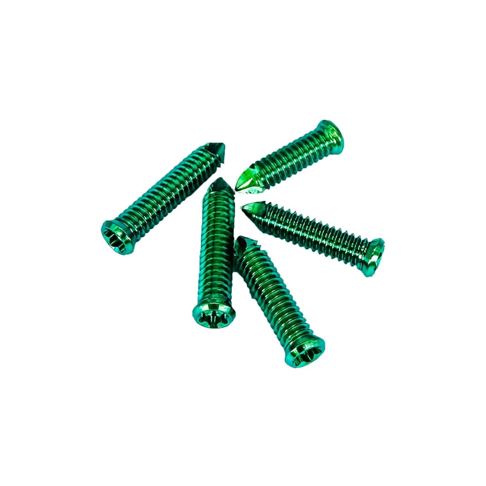 Vis de verrouillage ALPS en titane 2,4 mm for implants orthopédiques, équipement chirurgical, accessoires for chiens et produits for animaux de compagnie.(2.4X16mm 10pcs)
