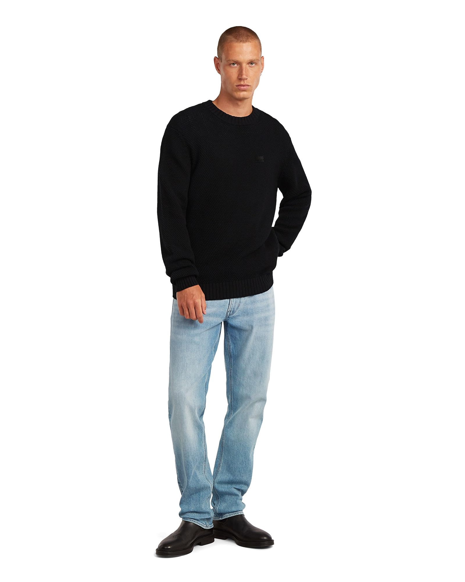 G-Star Honey Comb Structure R Knit Suéter pulóver Hombre
