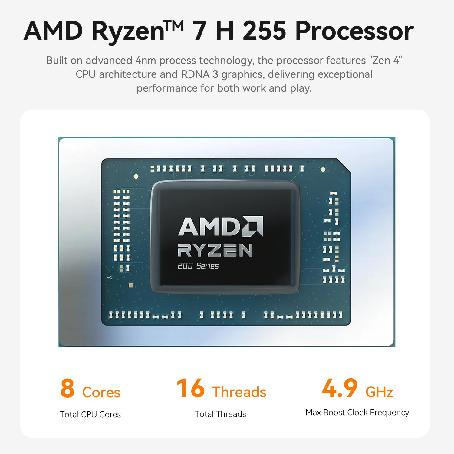 Mini PC Beelink SER9 Pro AMD Ryzen 7H 255 32GB 1TB - Dettaglio