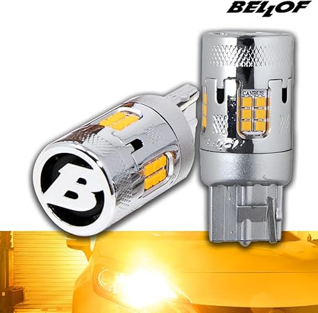 Amazon Bellof ベロフ ウインカー Led T 抵抗キャンセラー内蔵 2ヶ入 片側 1000ルーメン 国産車向け ピンチ部違い対応 ステルス仕様 シリウスウインカーledエボ Dba1335 ウィンカー サイドマーカー 車 バイク